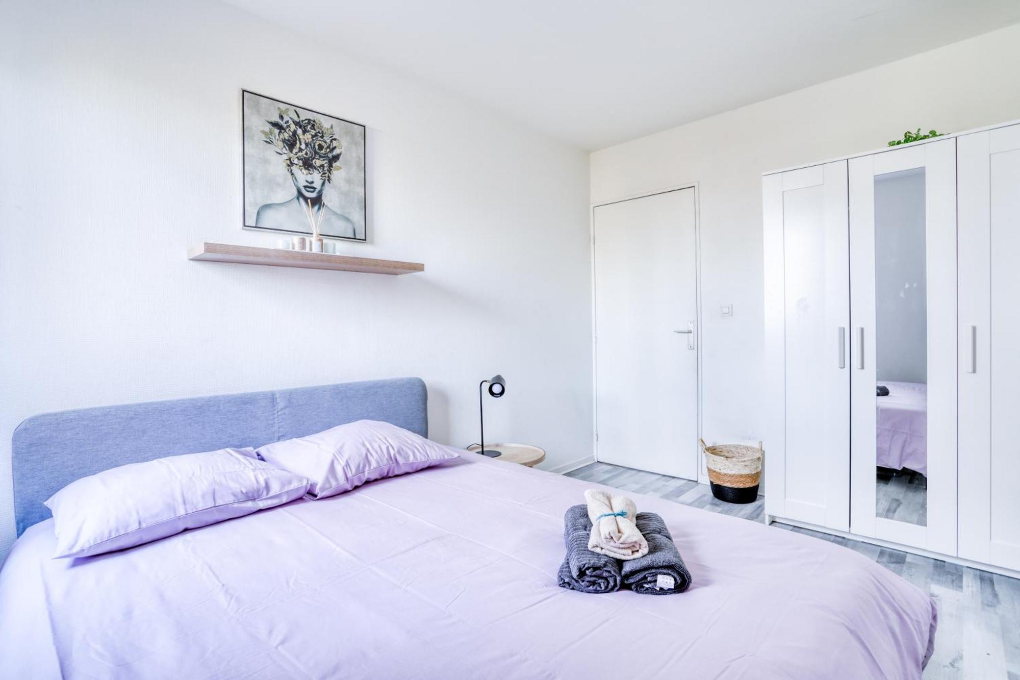 Le Warm Cocon - Spacieux T3 - 5 Personnes - Wifi Et Parking 호스니-쑤-부와 외부 사진
