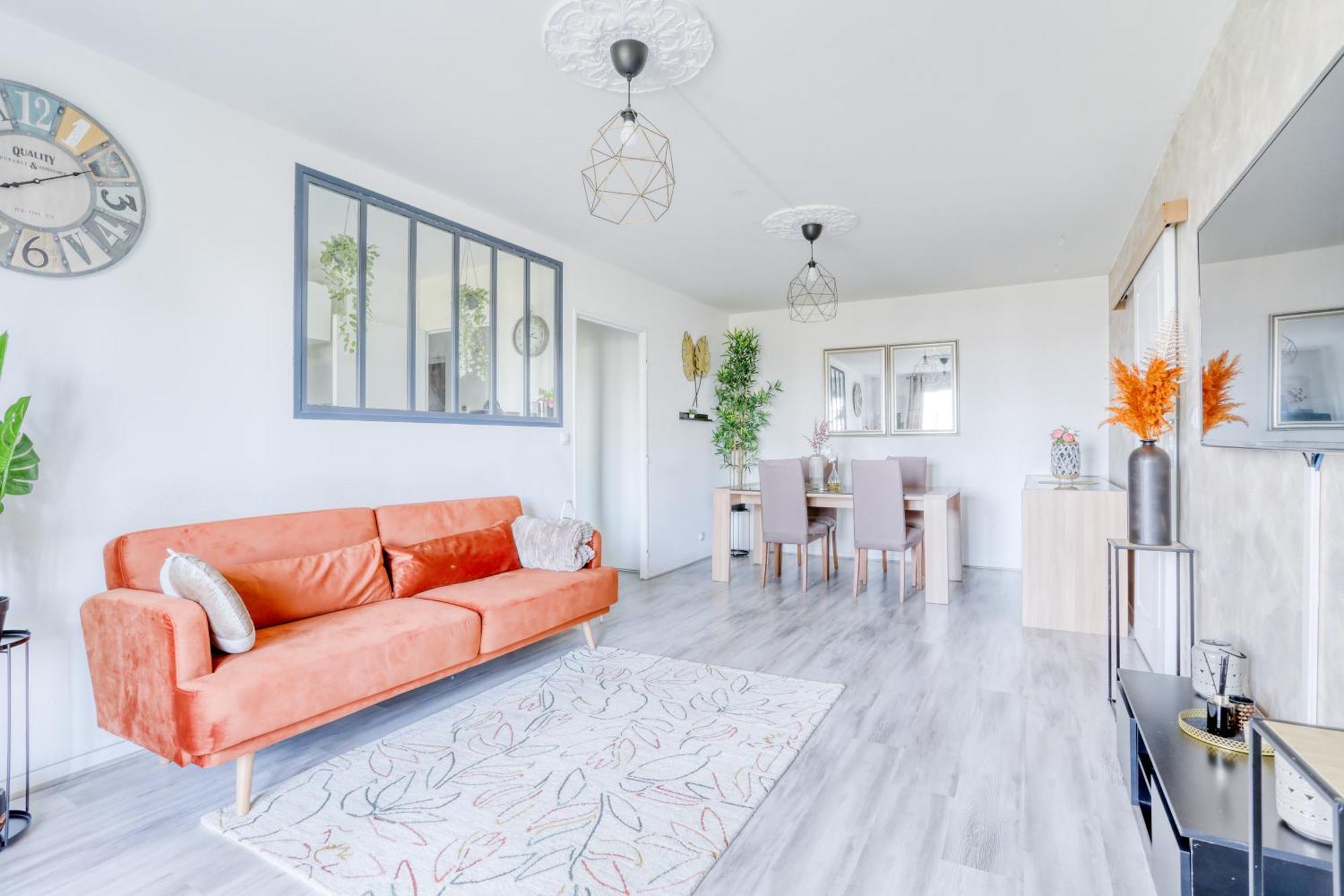 Le Warm Cocon - Spacieux T3 - 5 Personnes - Wifi Et Parking 호스니-쑤-부와 외부 사진
