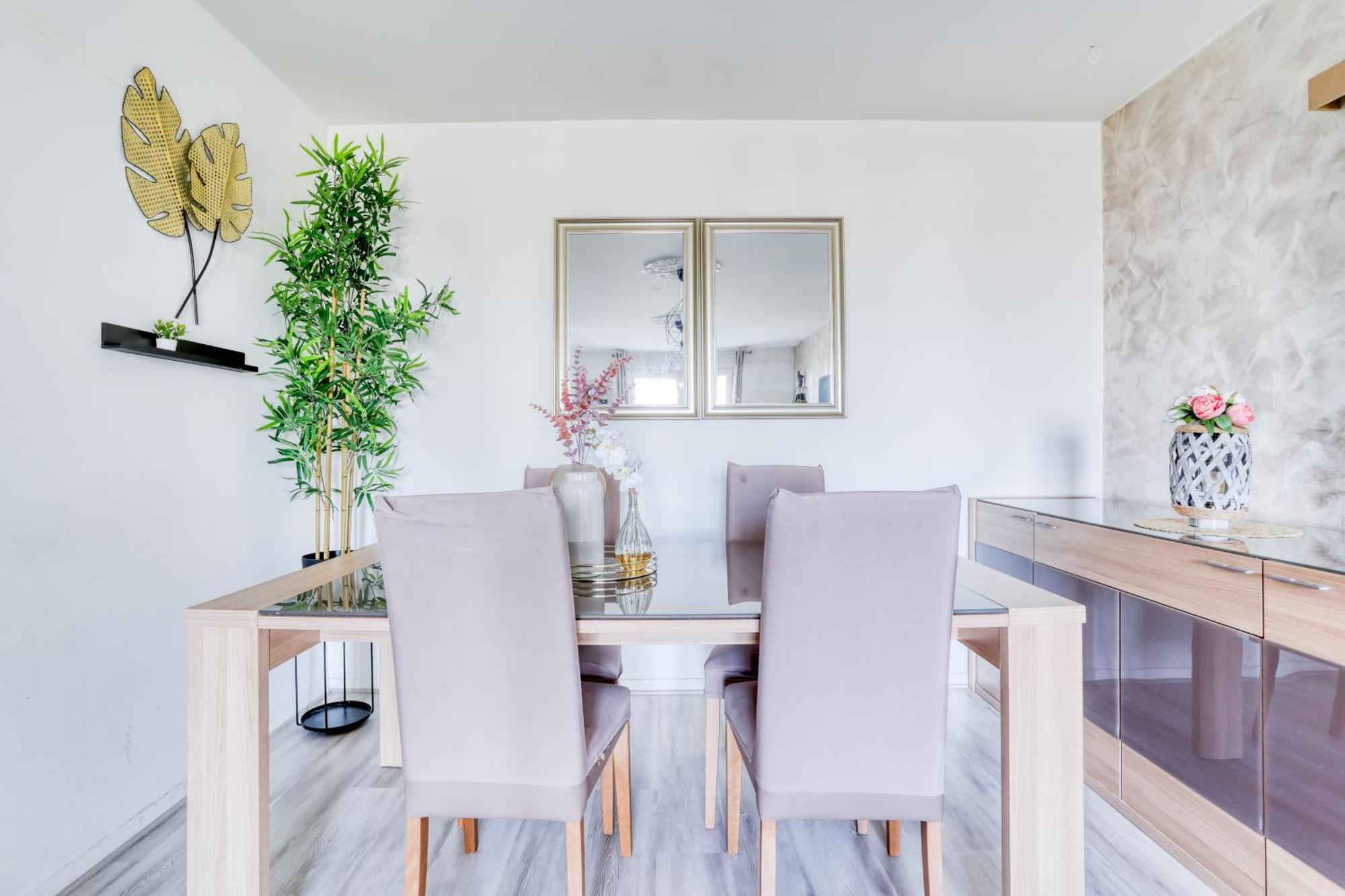 Le Warm Cocon - Spacieux T3 - 5 Personnes - Wifi Et Parking 호스니-쑤-부와 외부 사진